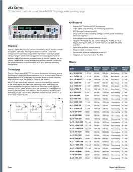 Alx Series DC Electronic Load • Air Cooled, Linear MOSFET Topology, Wide Operating Range