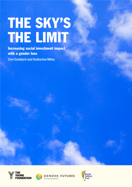 The Sky's the Limit: Increasing Social Investment Impact with a Gender Lens