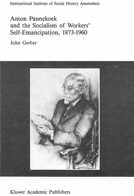 Anton Pannekoek and Socialism of Workers' Self-Emancipation