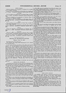 11918 CONGRESSIONAL RECORD-HOUSE June 27