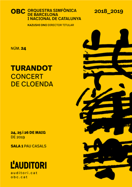 Turandot (Concert Cloenda)