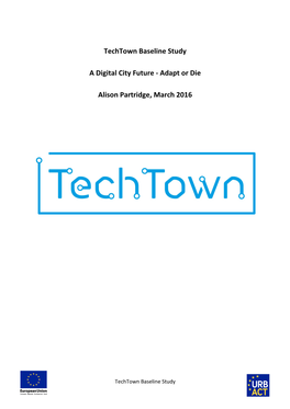Techtown Baseline Study.Pdf