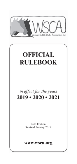 2019-2020-2021 WSCA-Rulebook