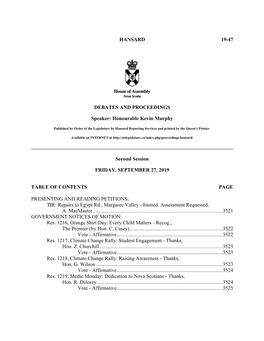 Hansard 19-47 Debates And