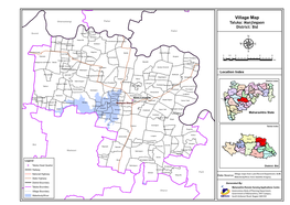 Village Map Ghansawangi Partur Taluka: Manjlegaon District: Bid