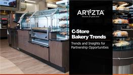 C-Store Bakery Trends Trends and Insights for Partnership Opportunities Report Contents