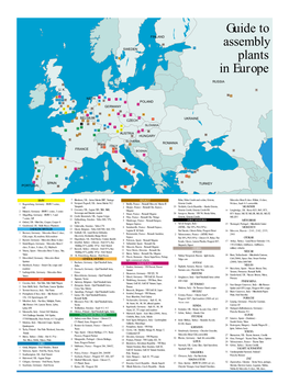 Guide to Assembly Plants in Europe