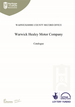 Warwick Healey Motor Company