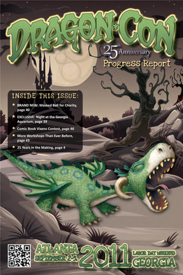 2011 Dragon*Con Progress Report | 25Th Anniversary Edition Thank You Sponsors!