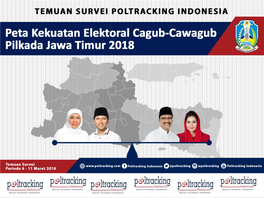 Peta Kekuatan Elektoral Cagub-Cawagub Pilkada Jatim 2018