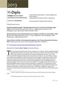 H-Diplo Review Essay