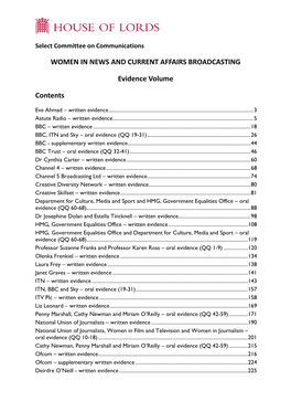 Select Committee on Communications