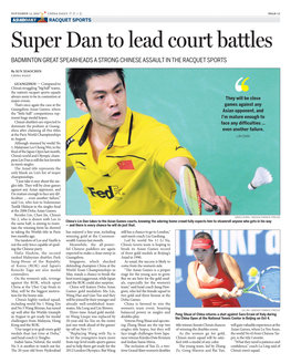 Super Dan to Lead Court Battles