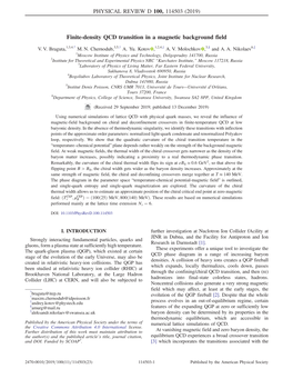 Finite-Density QCD Transition in a Magnetic Background Field