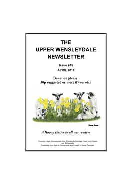 The Upper Wensleydale Newsletter