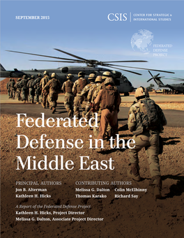 Federated Defense in the Middle East