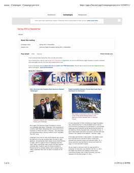 Spring Enewsletter