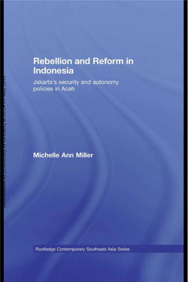 Rebellion and Reform in Indonesia: Jakarta's Security and Autonomy