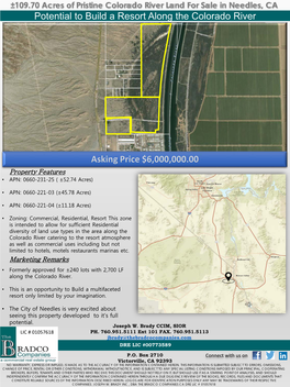 Potential to Build a Resort Along the Colorado River