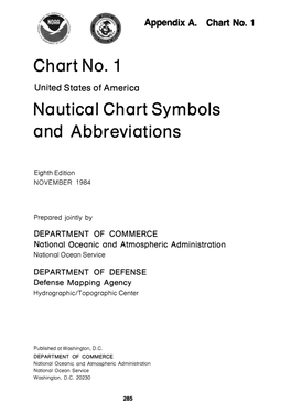 Chart No.1 Nautical Chart Symbols and Abbreviations