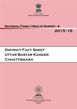 District Fact Sheet Uttar Bastar Kanker Chhattisgarh