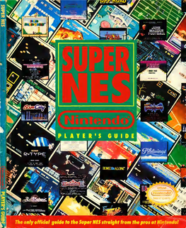 Nintendo Player's Guide SNES