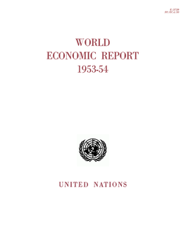 World Economic Report 1953-54