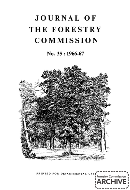 Forestry Commission Journal No