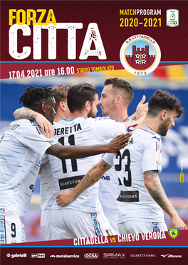 17.04.2021 Ore 16.00 CITTADELLA VS CHIEVO VERONA