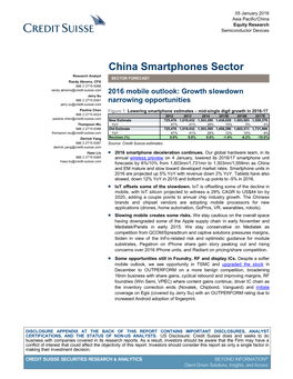 China Smartphones Sector