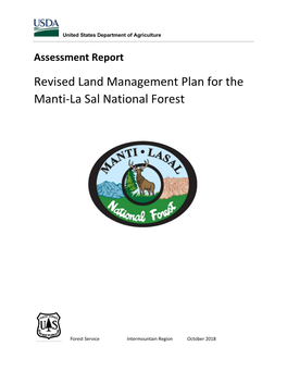 Assessment Report Revised Land Management Plan for the Manti-La Sal National Forest