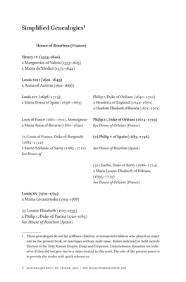 Simplified Genealogies1