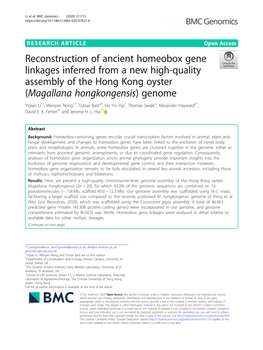 Downloaded and Analysed the Assembly of Peng Et Al