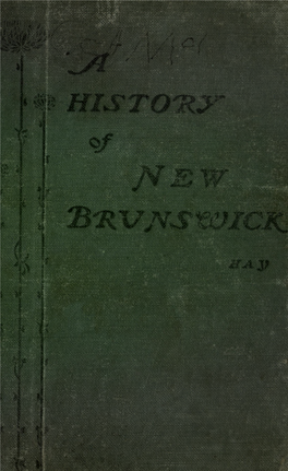 A History of New Brunswick for Use in Public Schools