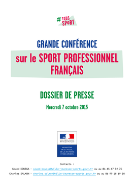 Sur Le SPORT PROFESSIONNEL FRANÇAIS