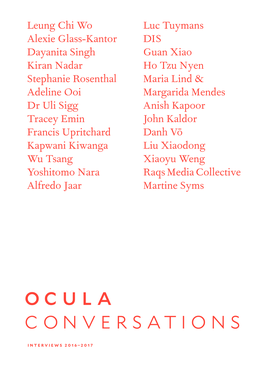 Ocula Conversations