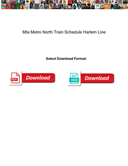 Mta Metro North Train Schedule Harlem Line