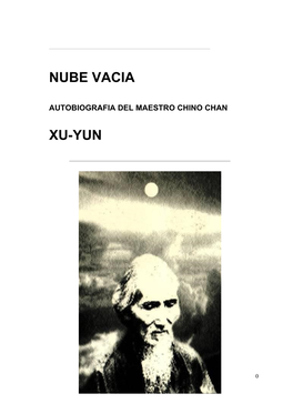 Nube Vacia Xu-Yun