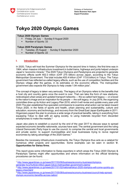 Tokyo 2020 Olympic Games