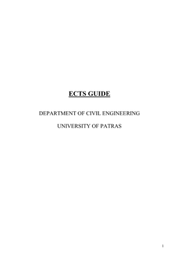 Department of Civil Engineering University of Patras