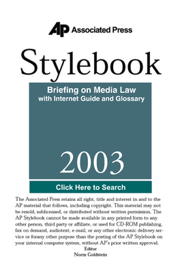 AP Stylebook