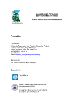 Bulgaria Action Plan for Ecotourism Destination.Pdf