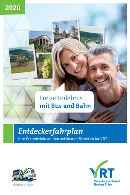 Flyer Entdeckerfahrplan Für Ferien Und Freizeit