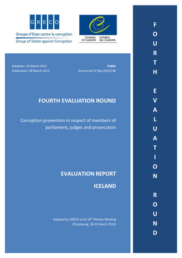 Fourth Round Evaluation Report on Iceland