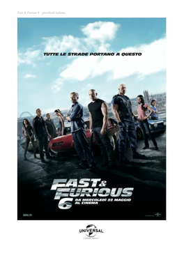 Fast & Furious 6