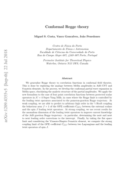 Conformal Regge Theory