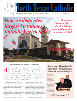 Diocese Dedicates Largest Vietnamese Catholic Parish in U.S