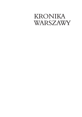 Kronika Warszawy 2007, 4 (135)