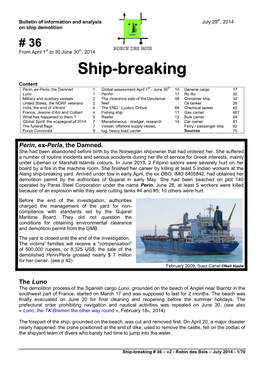 Shipbreaking # 36