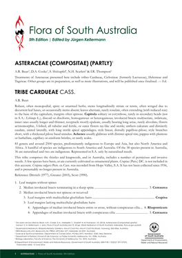 Flora of South Australia 5Th Edition | Edited by Jürgen Kellermann